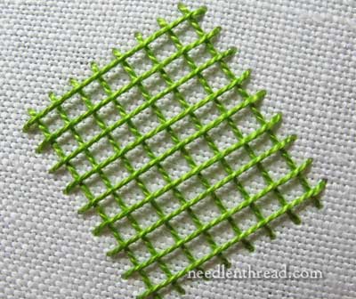 Laced Lattice Stitch Tutorial