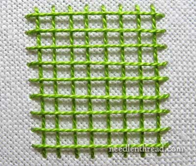 Laced Lattice Stitch Tutorial