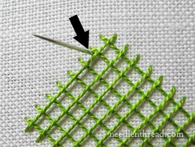 Laced Lattice Stitch Tutorial