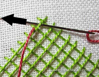 Laced Lattice Stitch Tutorial