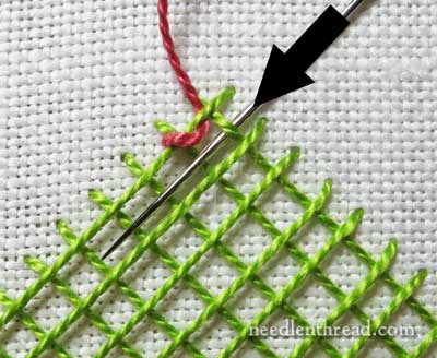 Laced Lattice Stitch Tutorial