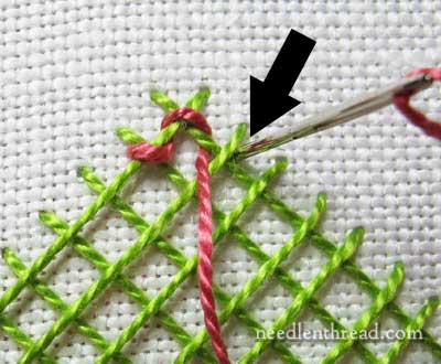 Laced Lattice Stitch Tutorial