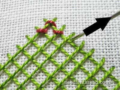 Laced Lattice Stitch Tutorial