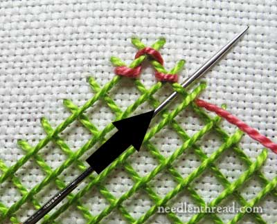 Laced Lattice Stitch Tutorial