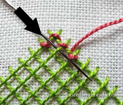 Laced Lattice Stitch Tutorial