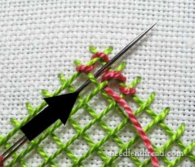 Laced Lattice Stitch Tutorial