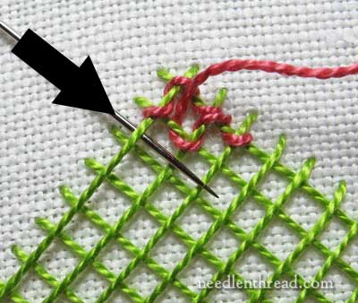 Laced Lattice Stitch Tutorial