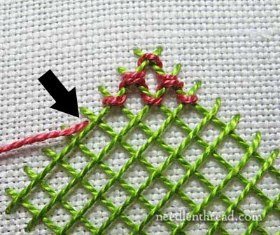 Laced Lattice Stitch Tutorial