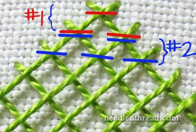 Laced Lattice Stitch Tutorial