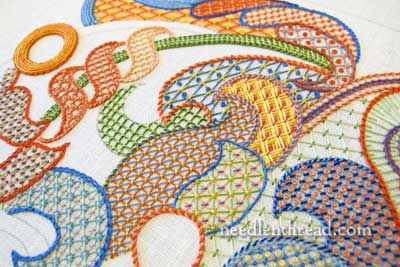 Stitch Fun: Lattice Work Embroidery Sampler