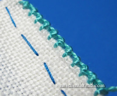 Palestrina Stitch Edging