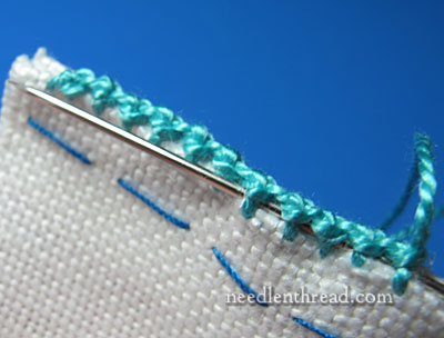 Palestrina Stitch Edging