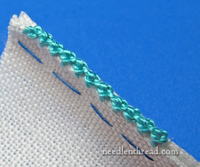 Palestrina Stitch Edging