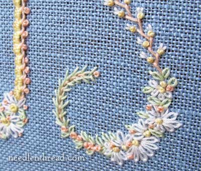 Floral Alphabet Embroidery