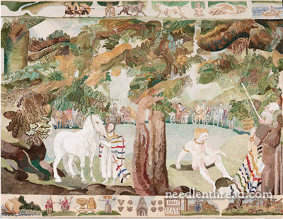 The Ros Tapestry - Panel 1, the Celts