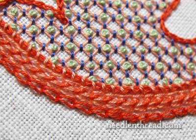 Lattice Stitch Embroidery Sampler