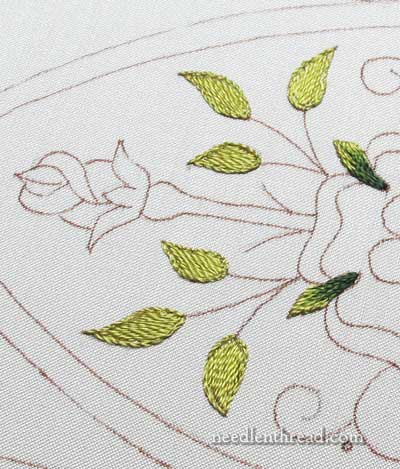 Mission Rose Silk & Gold Embroidery Project