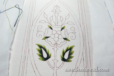 Mission Rose Silk & Gold Embroidery Project