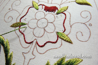 Mission Rose Silk & Gold Embroidery Project