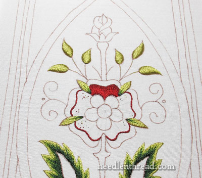 Mission Rose Silk & Gold Embroidery Project