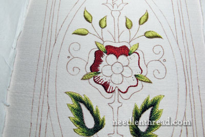 Mission Rose Silk & Gold Embroidery Project