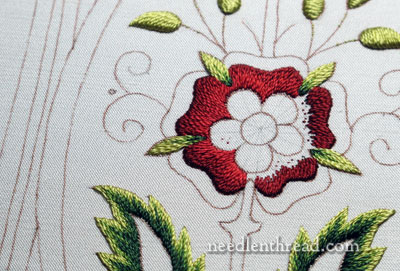 Mission Rose Silk & Gold Embroidery Project