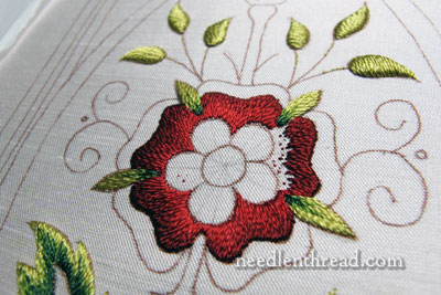 Mission Rose Silk & Gold Embroidery Project