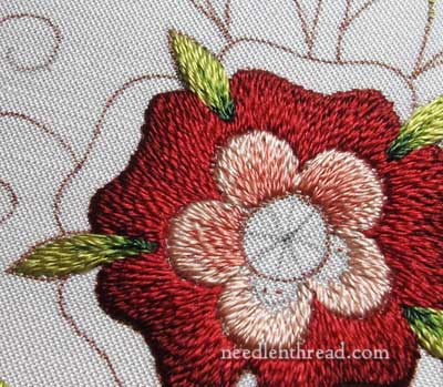 Mission Rose Silk Embroidery Project