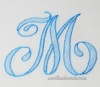 Shadow Work Embroidery Monogram