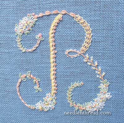 Floral Monogram B