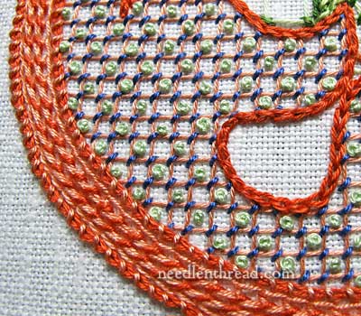 Lattice Embroidery Stitch Sampler