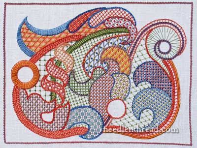 Lattice Embroidery Sampler