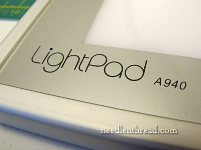 The LightPad – Perfect for Tracing Embroidery Patterns onto Fabric –