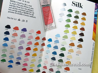 Madeira Silk Thread Colour Chart