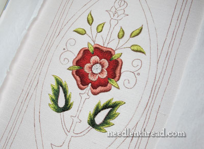 Mission Rose Satin Stitch in Silk