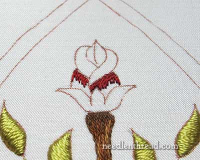 Mission Rose Silk Embroidery Project