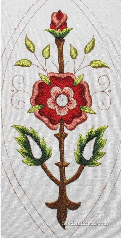 Mission Rose Embroidery Project