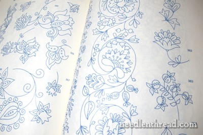 Fleurs en Transferts: Iron-on Floral Transfers for Embroidery
