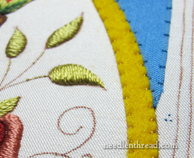 Felt Foundation for Goldwork Embroidery