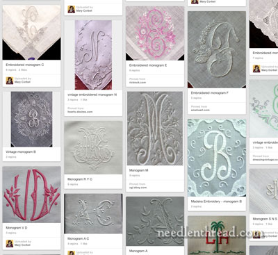 Monograms on Pinterest