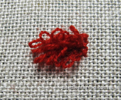 Velvet Stitch - Dimensional, Fluffy Embroidery Stitch