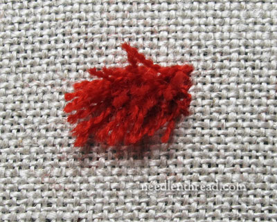 Velvet Stitch - Dimensional, Fluffy Embroidery Stitch