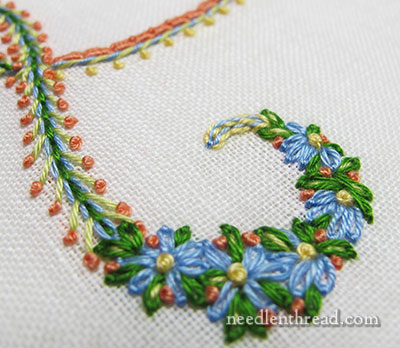 Mix and Match Embroidered Floral Monograms