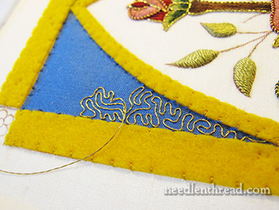 Goldwork Vermicelli Technique