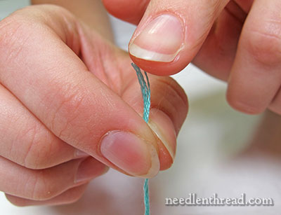 Separating Embroidery Floss