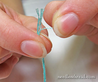 Separating Embroidery Floss