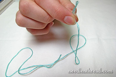 Separating Embroidery Floss