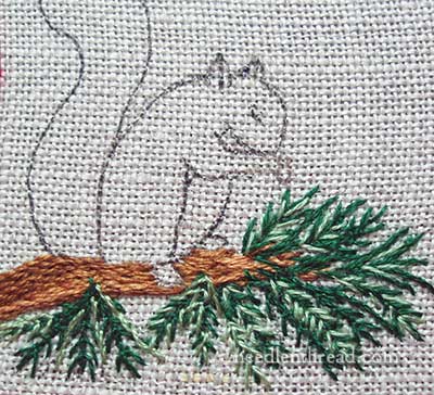 Little Squirrel Embroidery