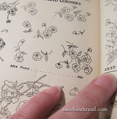 Embroidery Patterns from Old Needlework Catalogs