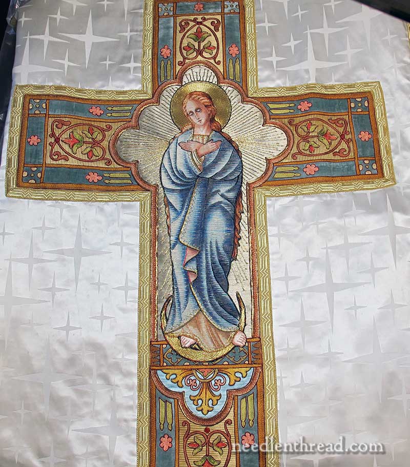 Repairing Hand Embroidered Vestments
